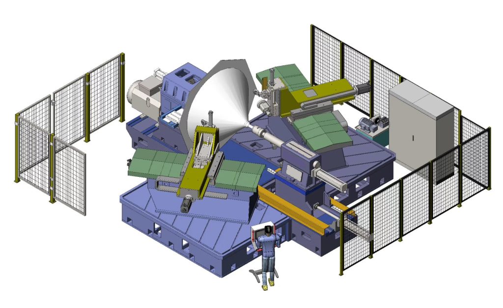 3D design of CNC Spinning machine solution