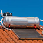 Metal water storage tank