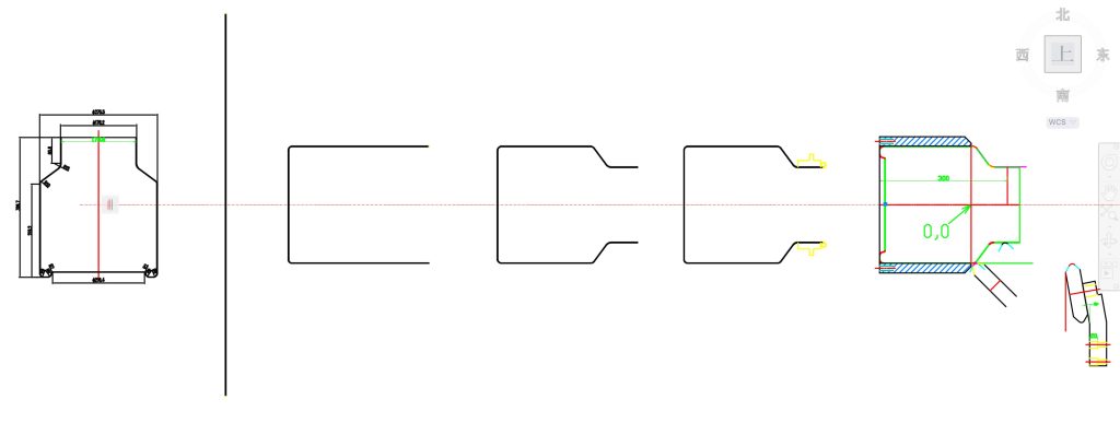 Milk cans metal spinning diagram