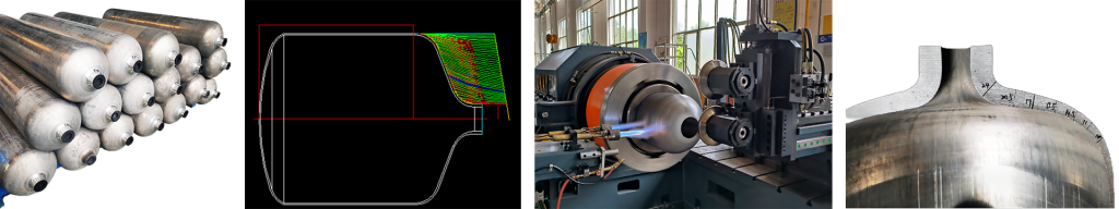Necking Spinning-Hydrogen Bottle & Chemical Aluminum Drum Spinning Case