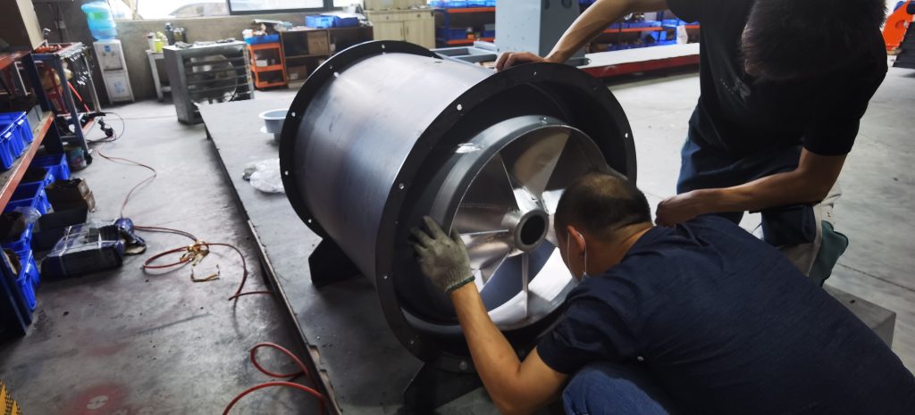 Mixing Duct Axial Flow Fans (Mixed Flow Blades)