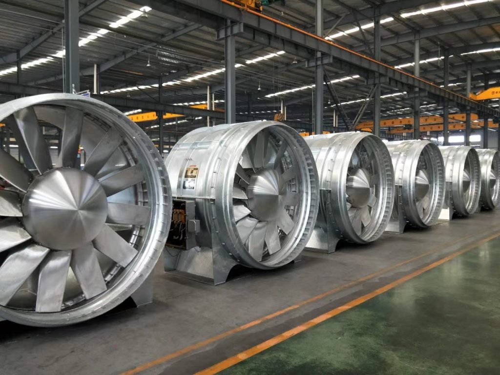 Axial flow fan production process (6)