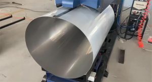 Axial flow fan duct-straight seam welding