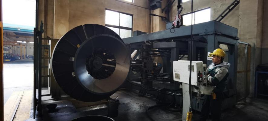 Industrial Centrifugal Fans CNC Metal Flanging Machine