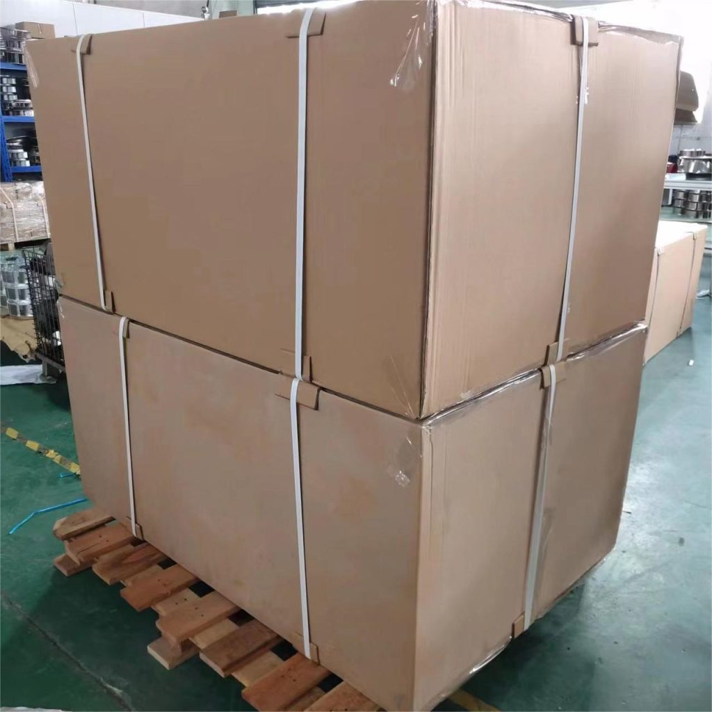 Altron impeller wooden frame and carton packaging