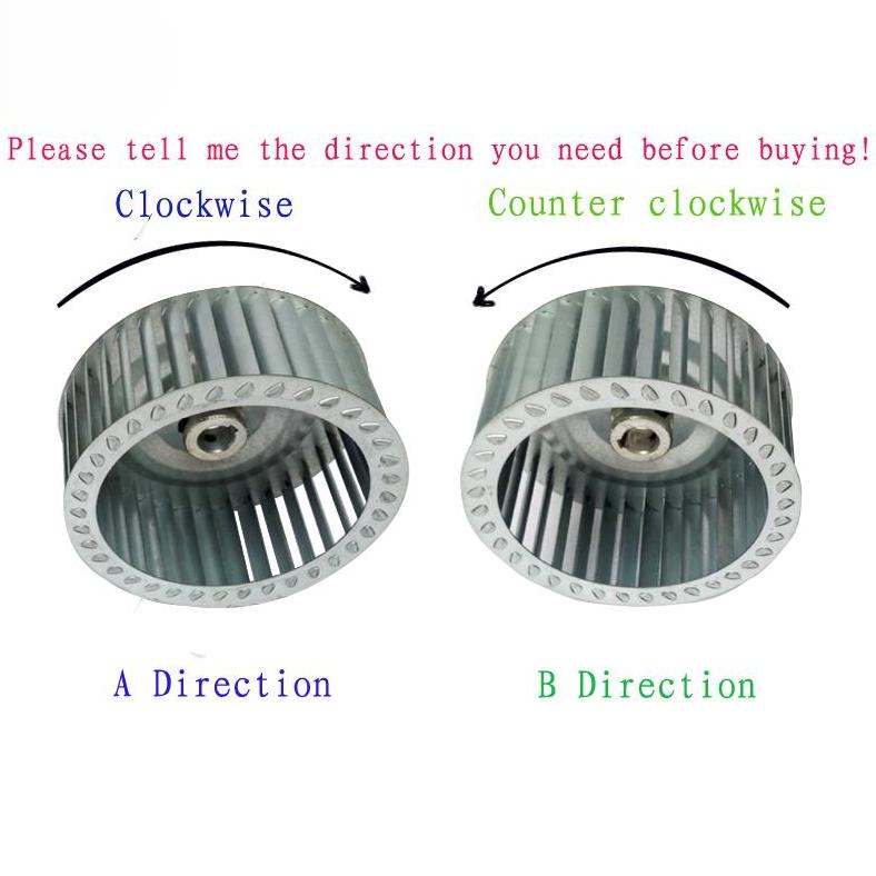 Low Noise Centrifugal Impeller Multi-Wing Impeller Galvanized Steel Sheet Fan Blower Wheel Detail