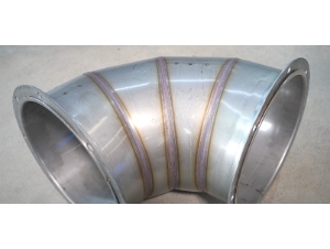 Stainless steel elbow duct welding effect