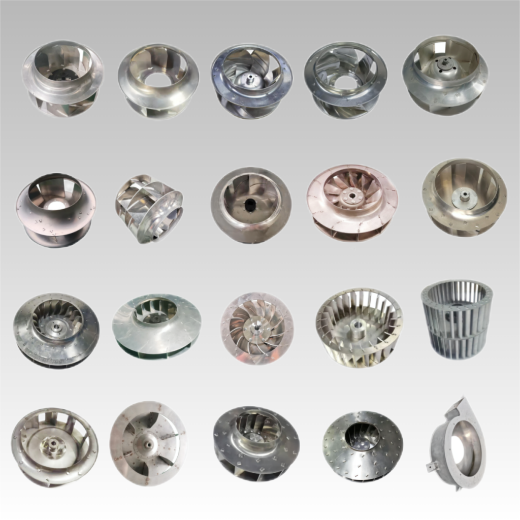 Different impeller types