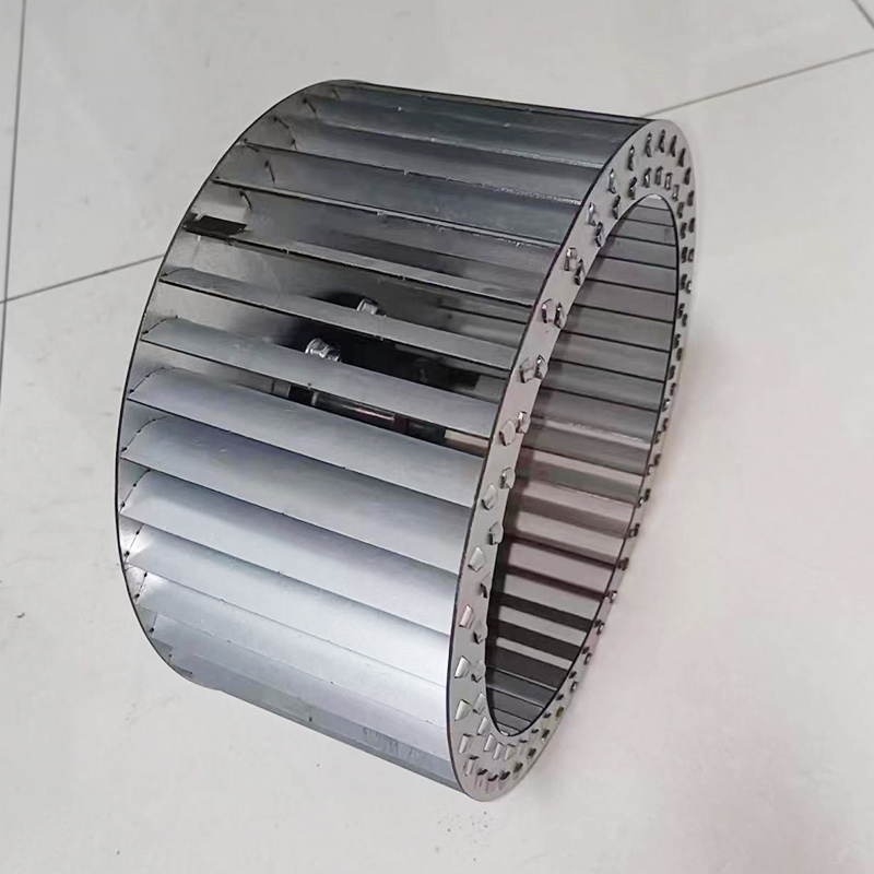 low noise centrifugal impeller multi-wing impeller galvanized steel sheet fan blower wheel