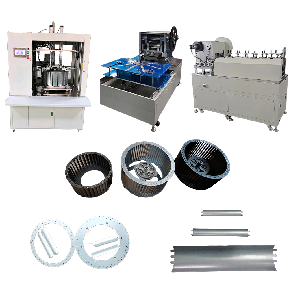 Auto multi-blade impeller production machine