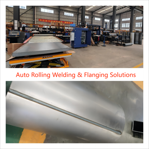 Axial blower rolling & welding