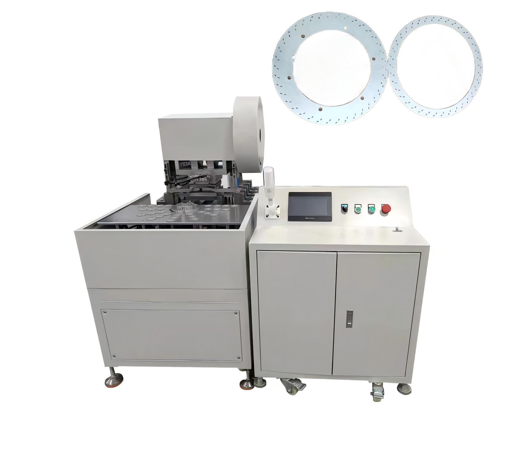 Multi-blade impeller ring punching machine