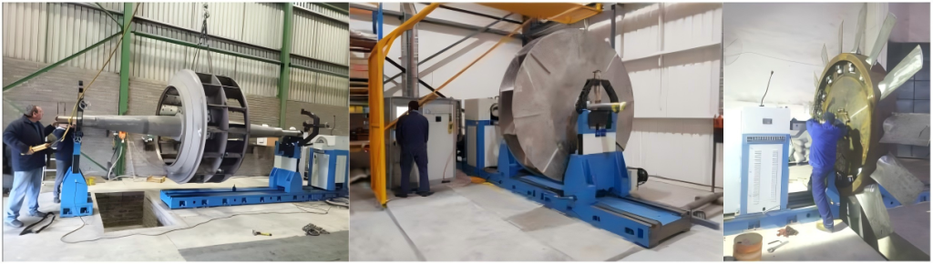 Special Balancing Machine For Large Diameter Fan Impellers