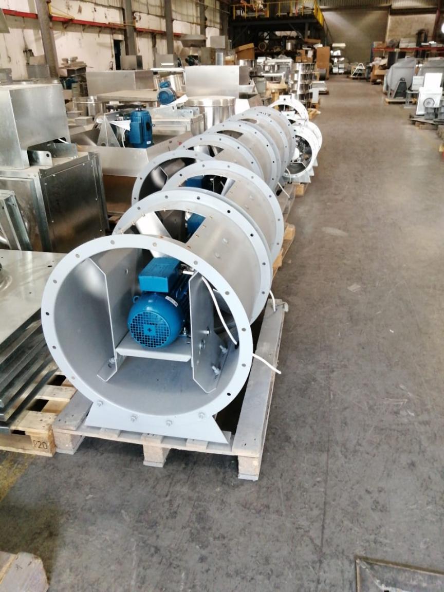 Duct axial flow fan