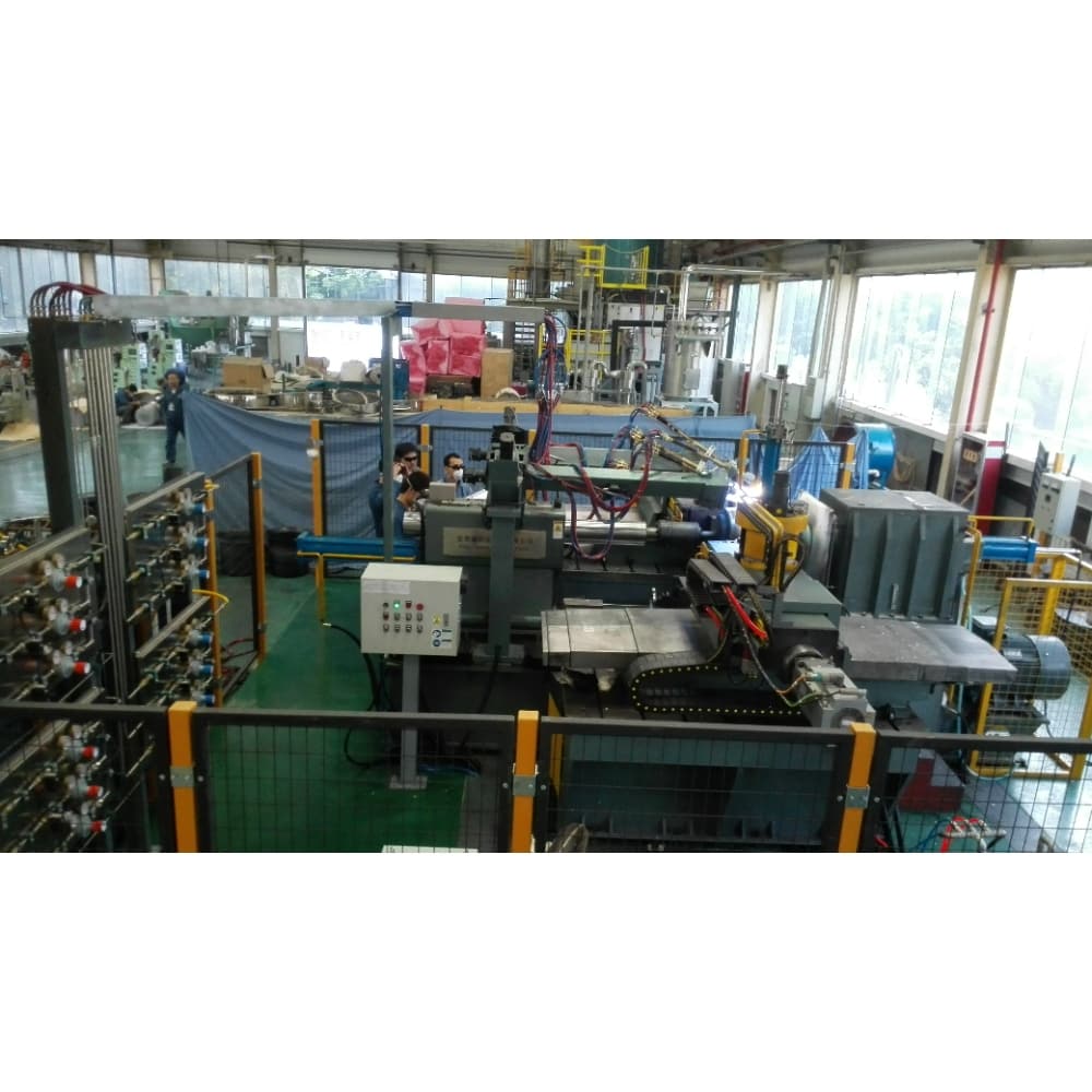 CNC hot spinning machine processing process