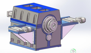 CNC spinning machine support mechanism