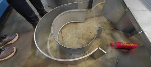 Centrifugal fan casing flange sample