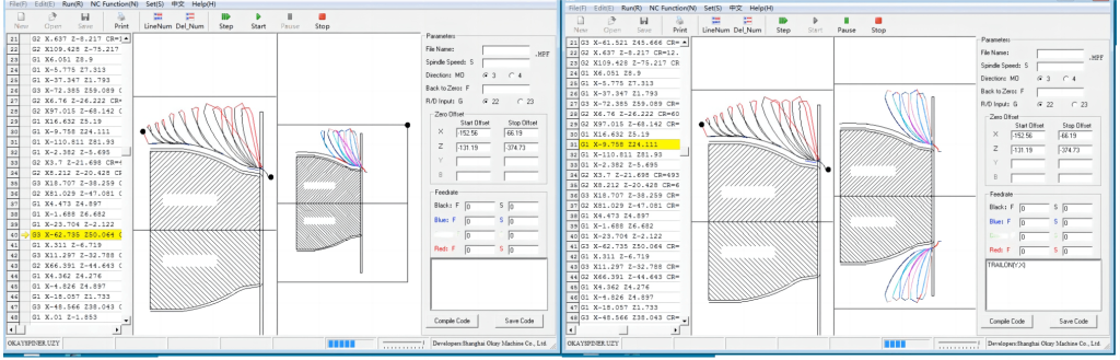 Large Metal Spinning's programming software and operation