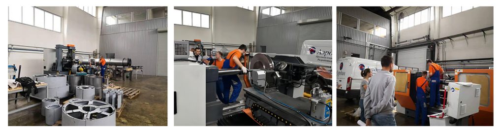 Industrial Fans Success Case In Russia, CNC Spinning Machine & CNC Flanging Machine