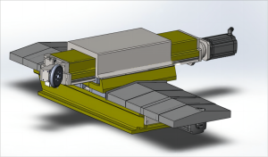 CNC spinning slide fixed spinning roller