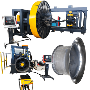 Flanging machine For Axial Flow Fans