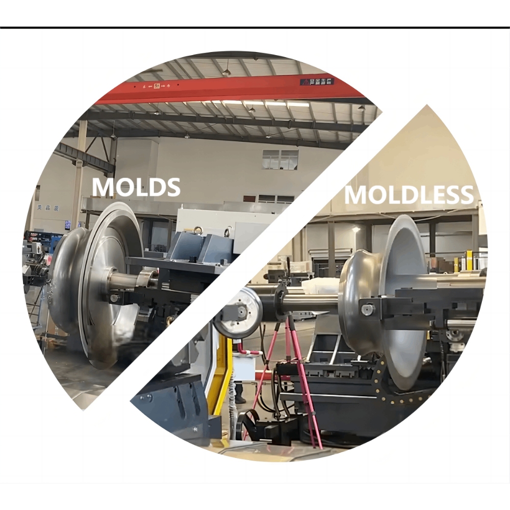 Solid full mold and moldless metal spinning for centrifugal fan inlet cone