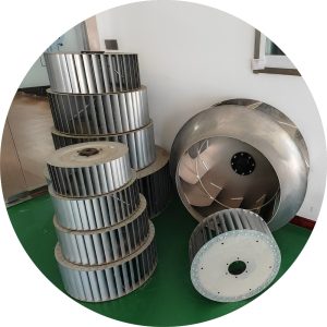 Customized production of industrial fan impellers