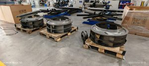 Impeller spot welding assembly completed