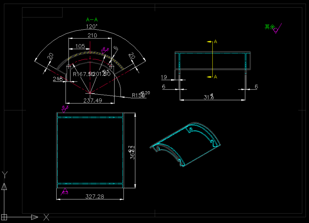 CNC flanging machine mold