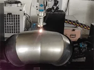 Duct elbow robot welding